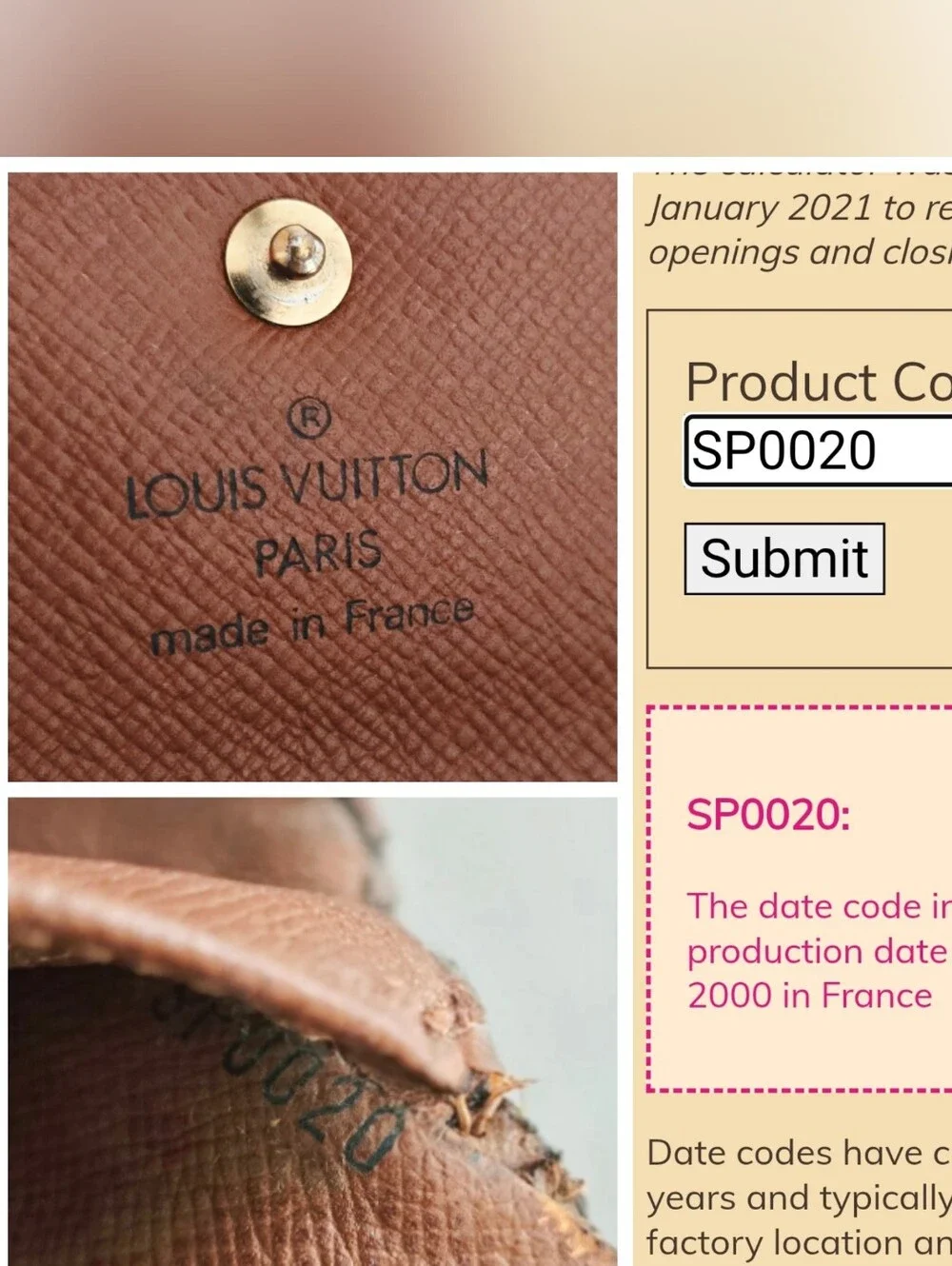 Authentic LOUIS VUITTON LV Monogram Wallet Clutch Card Holder Crossbody WOC‎ - Picture 13 of 13